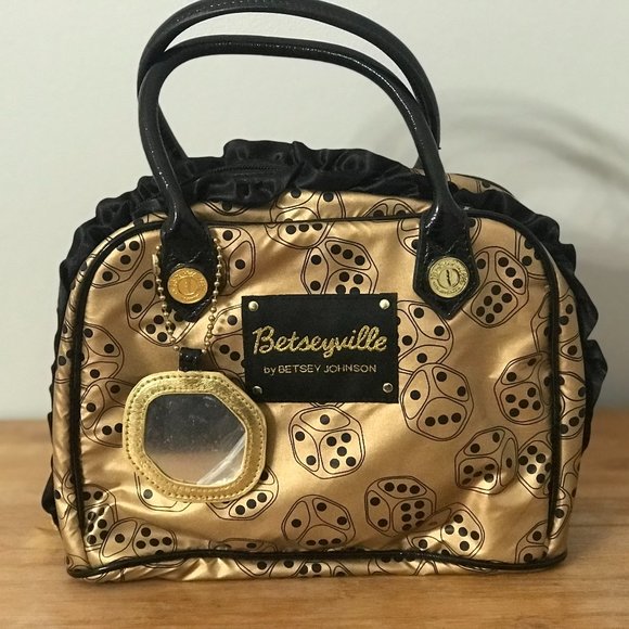 Betsey Johnson Dice Cosmetic Travle Bag - Picture 1 of 4